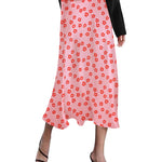 Zeagoo Midi Skirt High Waisted Solid Satin Dress