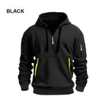 Men's Half Zip Hooded Sweatshirt