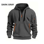 Men's Half Zip Hooded Sweatshirt