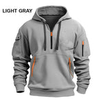 Men's Half Zip Hooded Sweatshirt