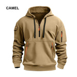 Men's Half Zip Hooded Sweatshirt