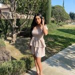 Lantern Sleeve Swing Mini Dress - Zeagoo (Us Only)