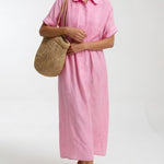 Adèle | Robe chemise fluide estivale