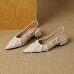 Palermo Pleat Slingback Heels