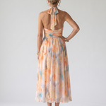 Elin | Robe Midi Halter Douce