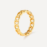 Elegant intertwined ring