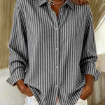 Ginevra | Camicia a Righe con Bottoni