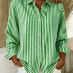 Ginevra | Camicia a Righe con Bottoni