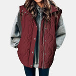 Women's Quilted Hooded Puffer Gilet
