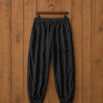 Men's Textured Drawstring Jogger Trousers