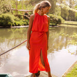 Laluna | Robe Midi Élégante Drapée