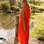 Laluna | Robe Midi Élégante Drapée