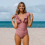 Serena Ruffle One-Piece Swimsuit