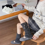 Sylvie Button Knit Leg Warmers