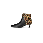 Leopard Whisper Leather Boots