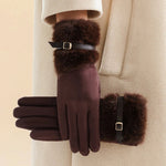 Aurelia Fur Gloves