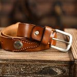 Frontier Cowhide Belt