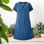 Liz™ | Casual Denim Dress