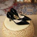 Aveline Leather Heels