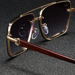 Beckett Square Wood Sunglasses