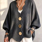 Madison - Loose Button Knit Cardigan