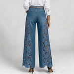 Amélie Floral Lace Jeans