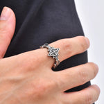 Raven Cross Ring
