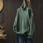 V|C - Relaxed Mock Neck Knit Sweater Ruthie