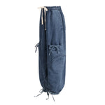 Ella Drawstring Cargo Jeans
