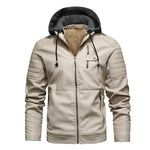 Dante Hooded Leather Jacket
