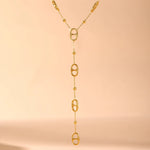 Giselle Sculpted Link Necklace