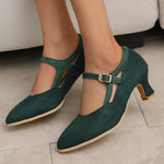 Eleanor Suede Heels