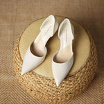 Aveline Leather Heels
