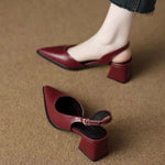 Serra Leather Heels