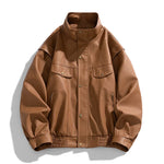 Calvin Leather Field Jacket