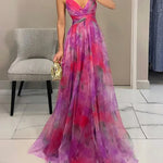 La Scintilla | Elegant Floral Maxi Dress