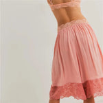 Celeste Satin Lace Shorts