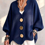 Madison - Loose Button Knit Cardigan