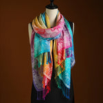 Wild Iris Tassel Scarf