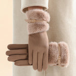 Aurelia Fur Gloves
