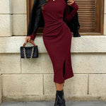 Elena Twist Knit Dress