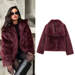 Alpine Grace Faux Fur Coat