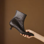 Milano Woven Ankle Boots