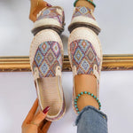 Women's Patterned Slip On Walking Trainers