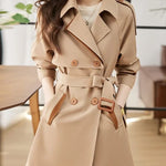 Belford Double Breasted Midi Trench