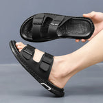 Montero Leather Slides