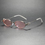 Fleur Crystal Oval Frames