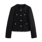 Montclair Crop Tweed Jacket