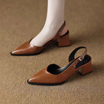 Serra Leather Heels