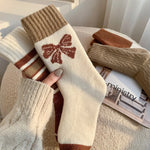Harvest Ribbon Knit Socks (All 4 Styles per Order)